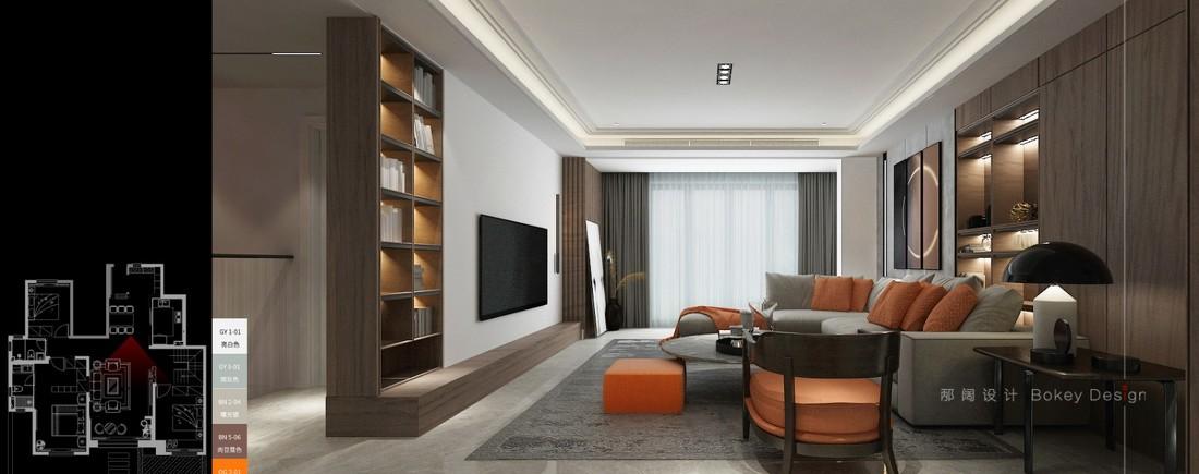 橙色时光——温馨居家空间设计-4