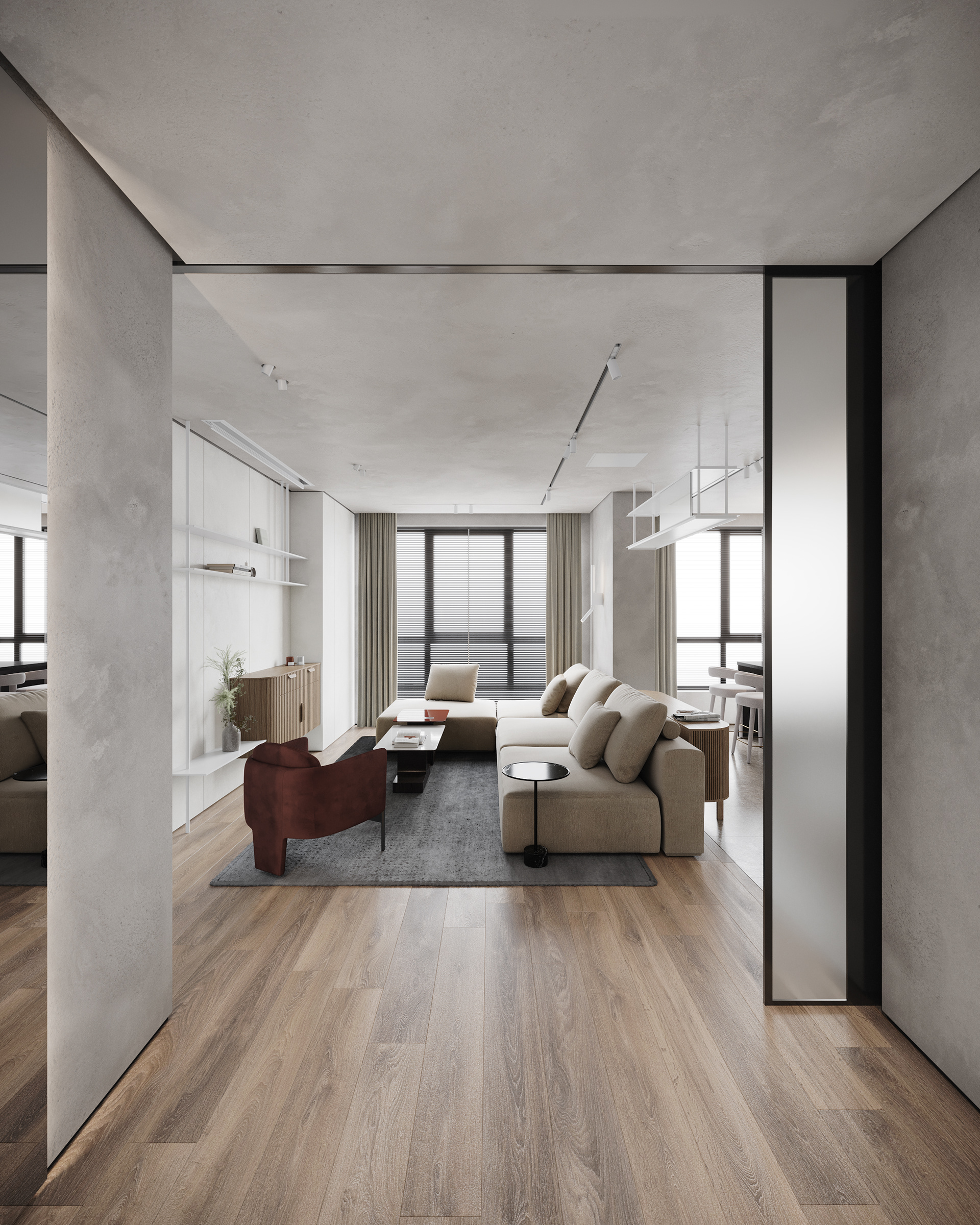 ALMATY APARTMENT 室内设计项目丨哈萨克斯坦阿拉木图丨Ursa Architects-32