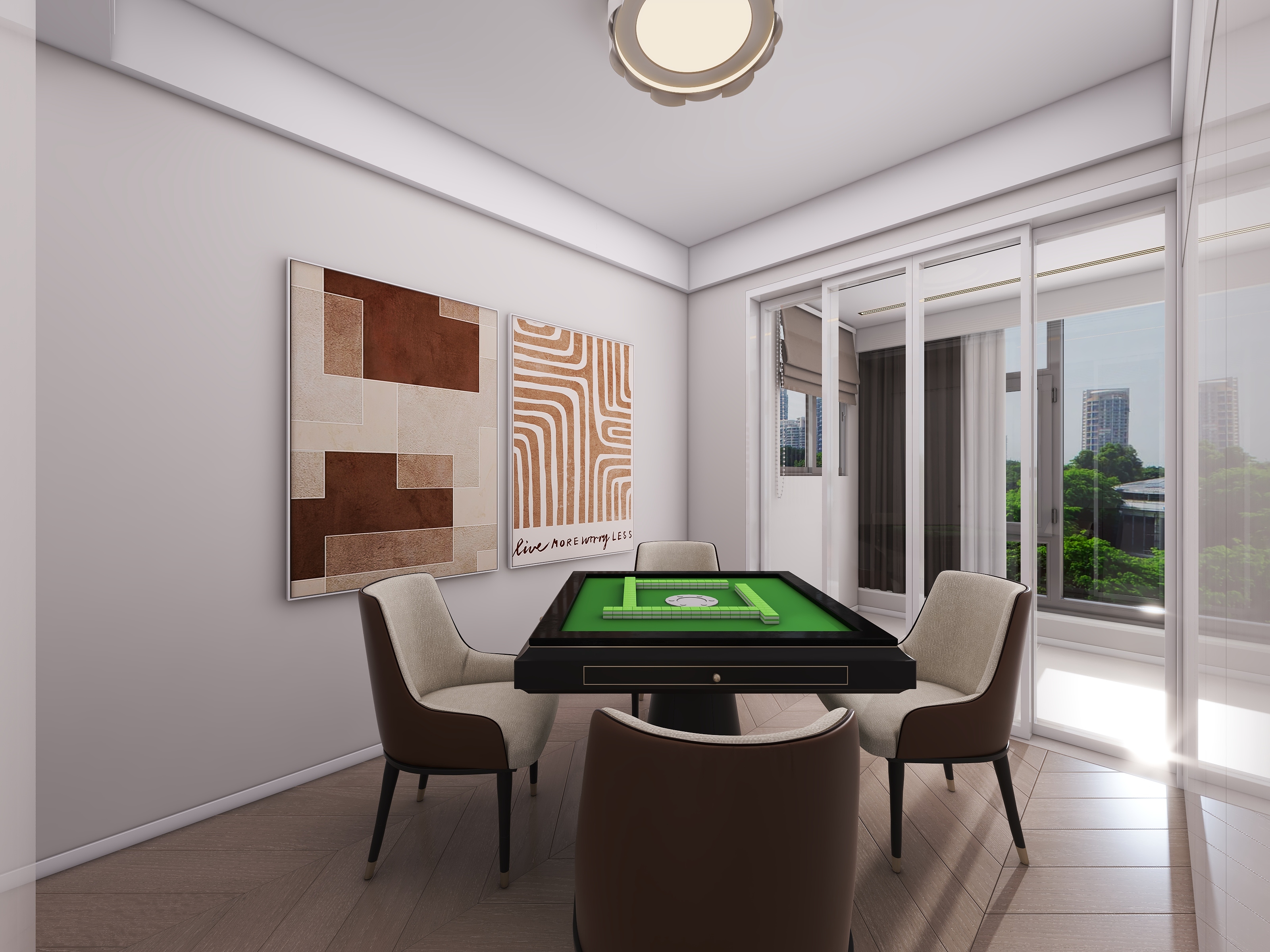 湖南张家界博泰状元府（118平方现代简约三居室）-38