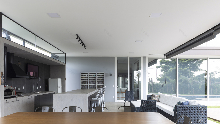 巴西 BT House | 钢构智能玻璃打造室内外一体空间-80