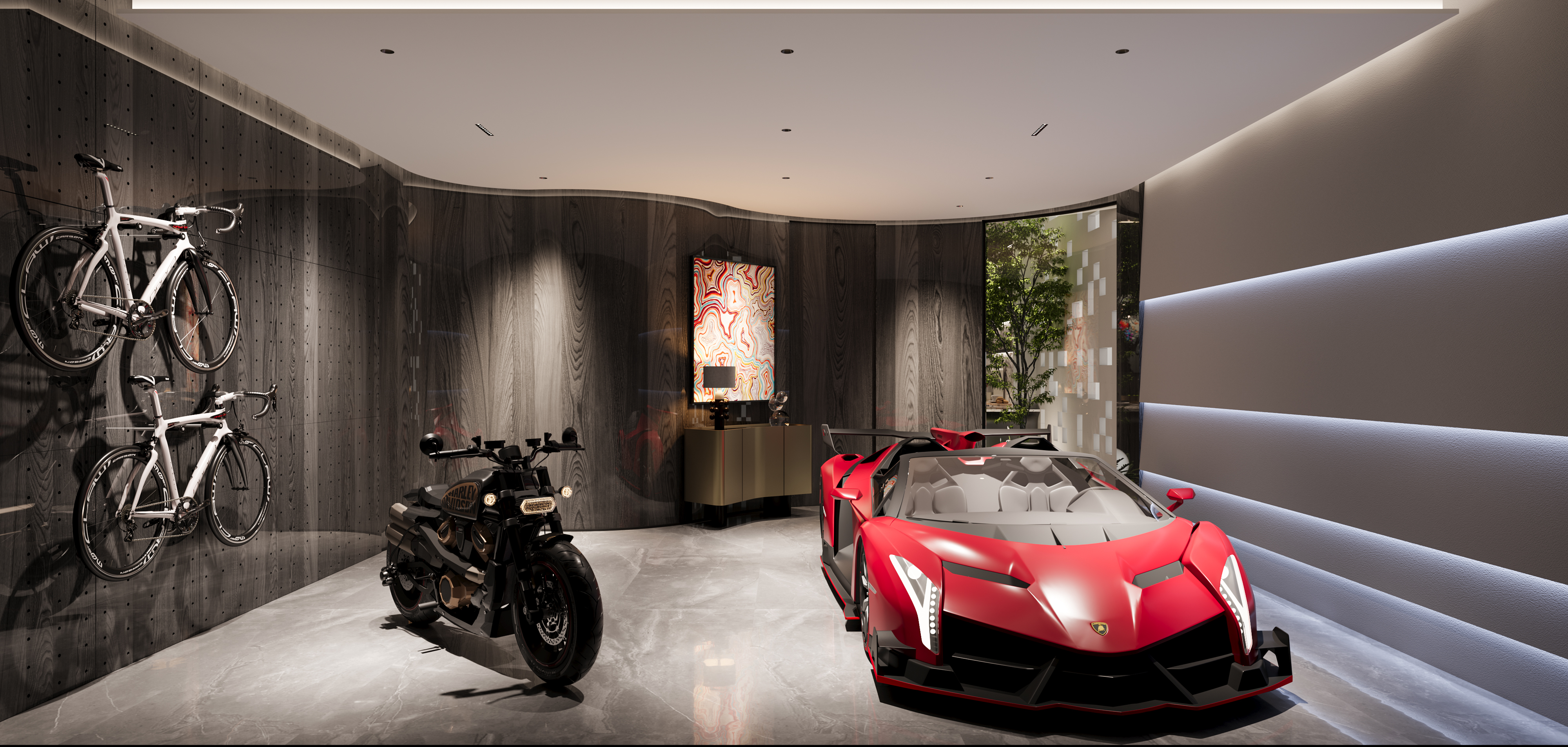 《黑白赋格丨金属线条谱写的空间奏鸣曲》-11