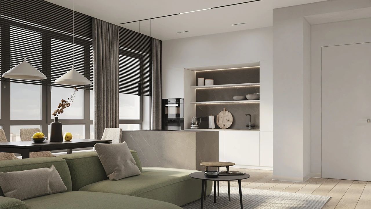 现代简约北欧风家居空间设计丨俄罗斯丨Aspecta Studio-11