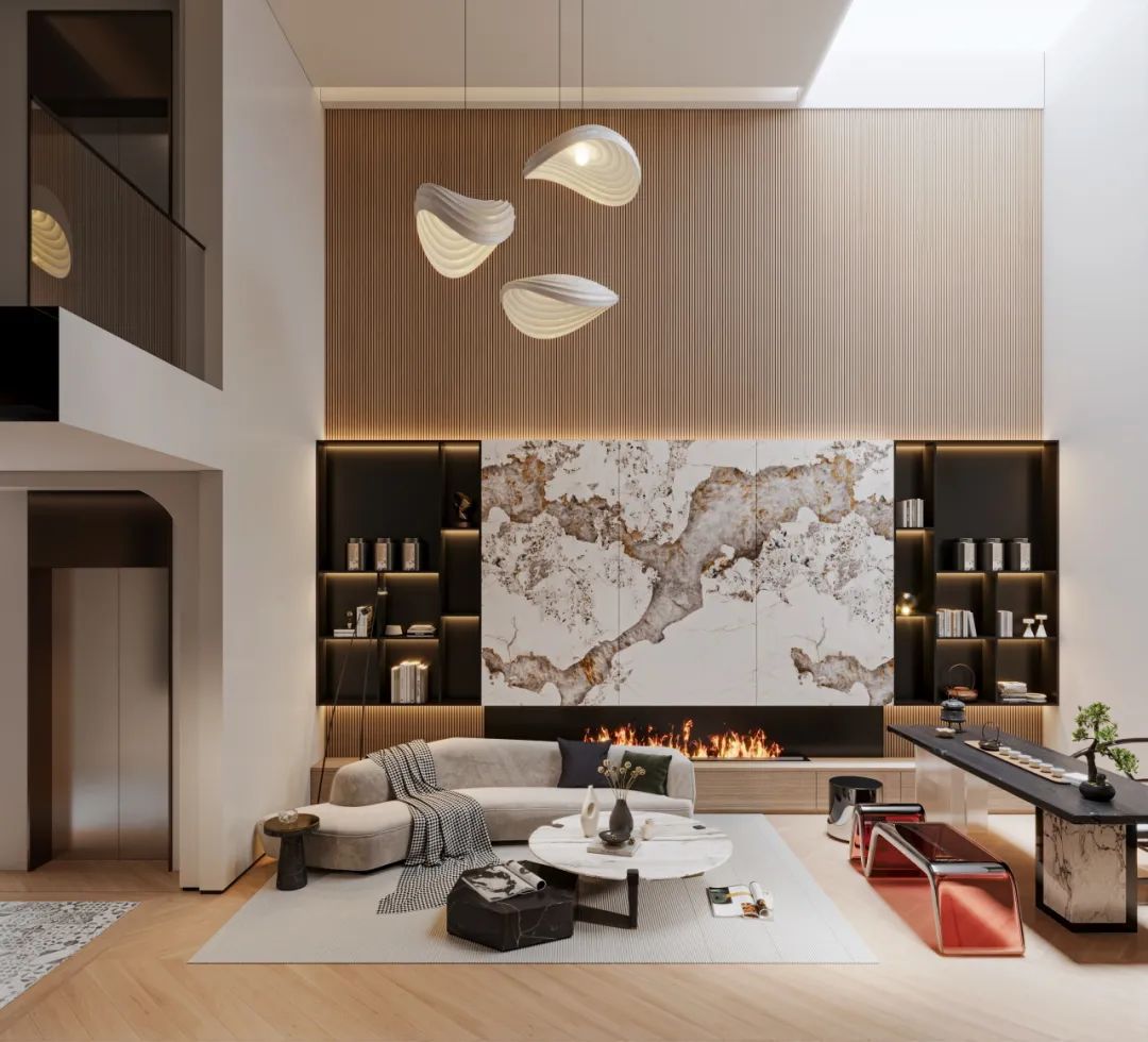 史峰设计｜340㎡叠墅，现代与时光同启-6