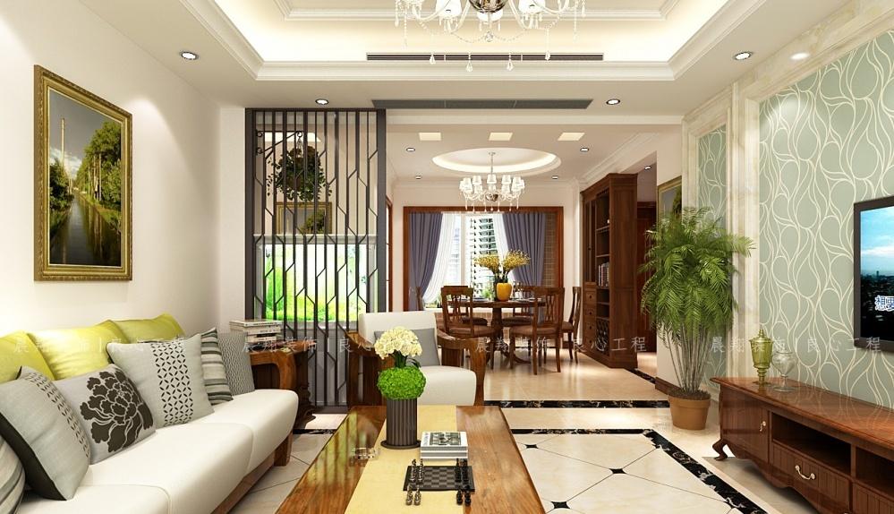 榕园嘉苑 140㎡简欧三居室 温馨舒适空间设计-6