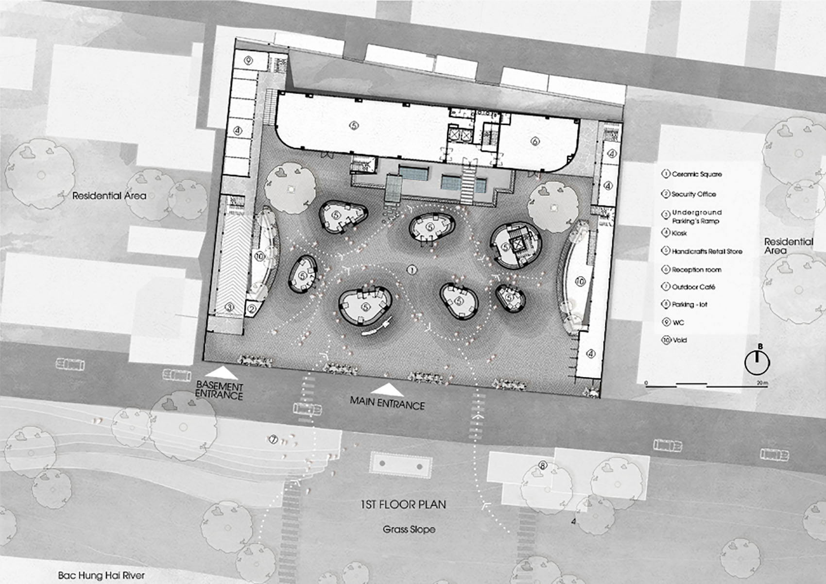 Bat Trang 陶瓷社区中心丨越南丨1+1>2 Architects-54