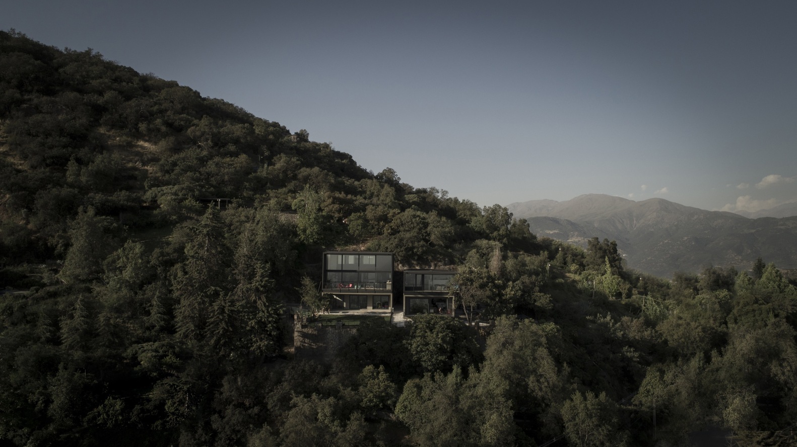 智利山坡上的独立双屋设计-28