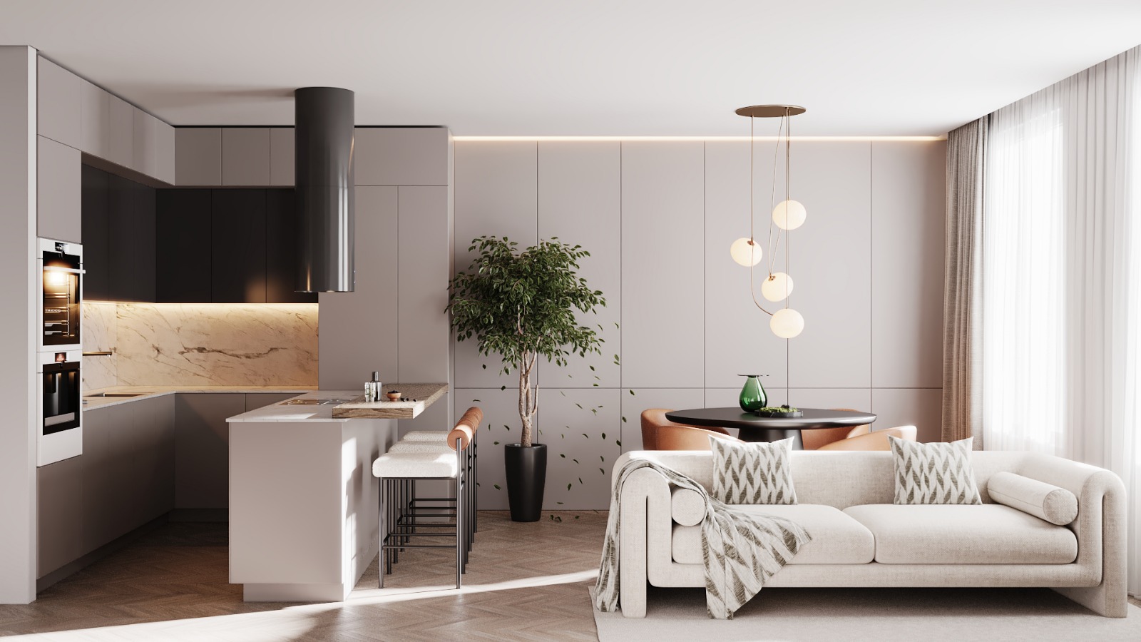 Soft Light & Minimalism | Interior CGI-1
