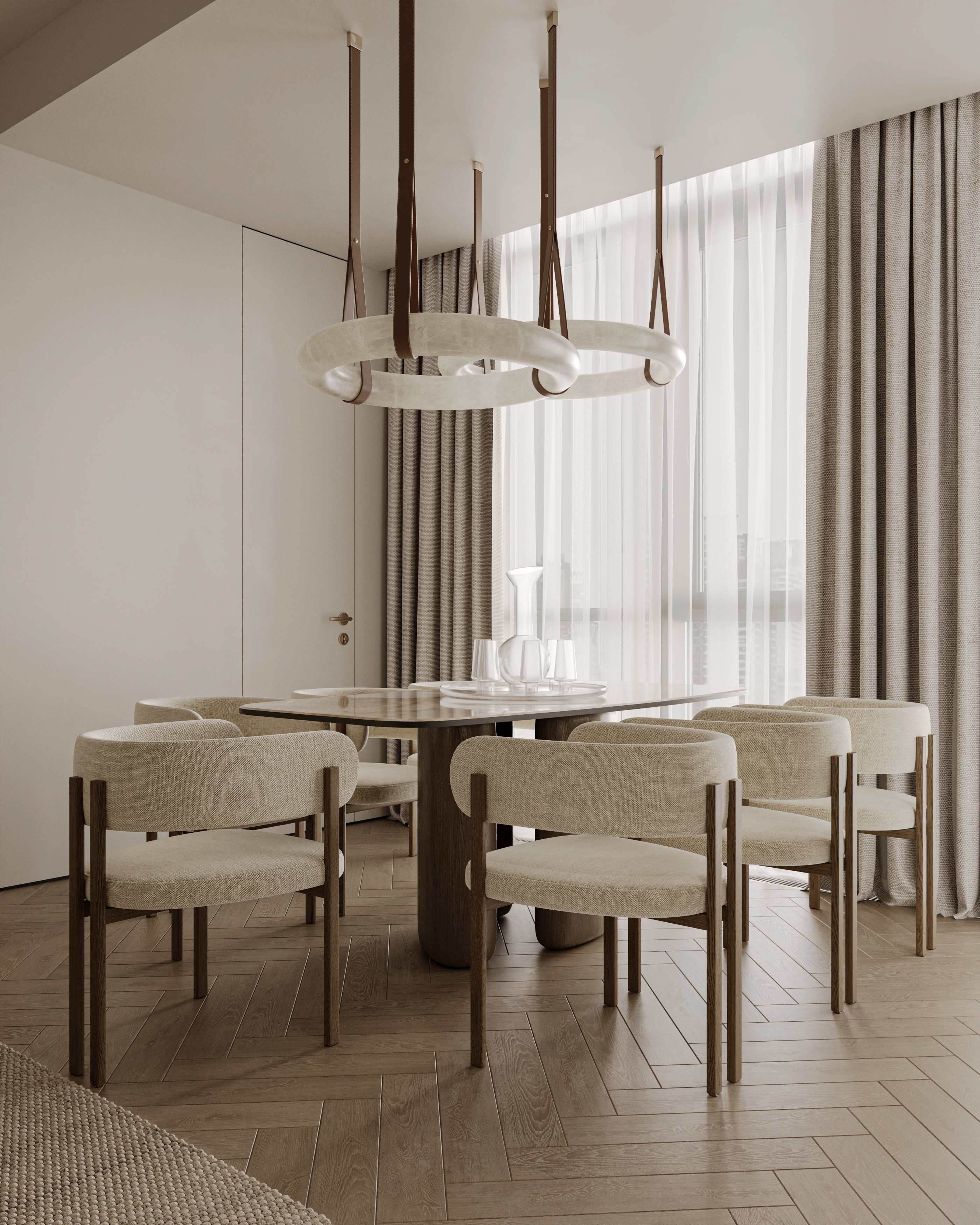 LATTE项目 客厅,餐厅及厨房丨Sher.Architects-23