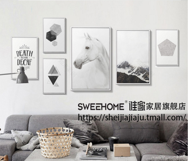 装修风格搭配,墙面装饰画选择技巧-15