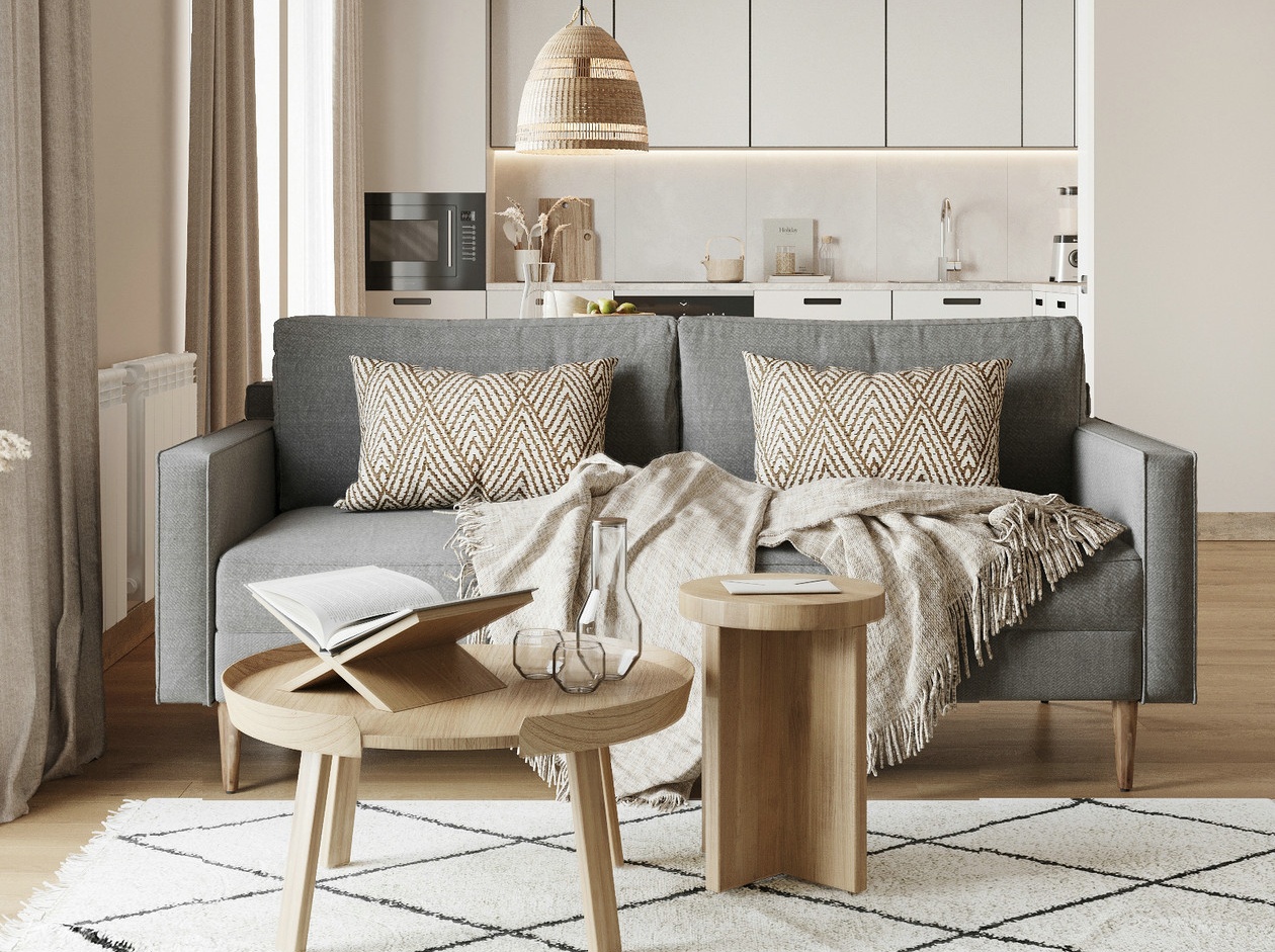 原木风小空间公寓设计-4