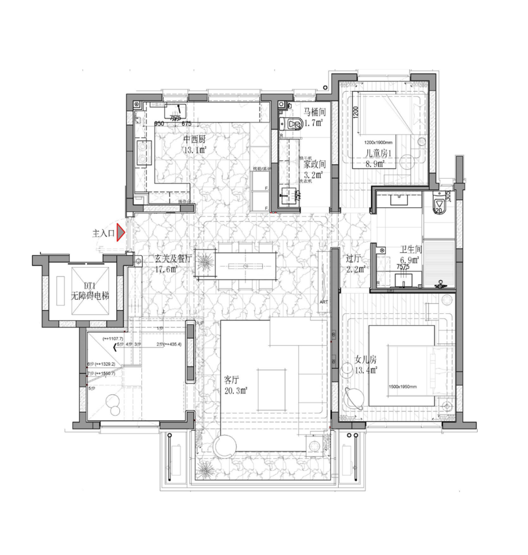 华润大连公元九里三期样板间丨中国大连丨万景百年室内设计-55