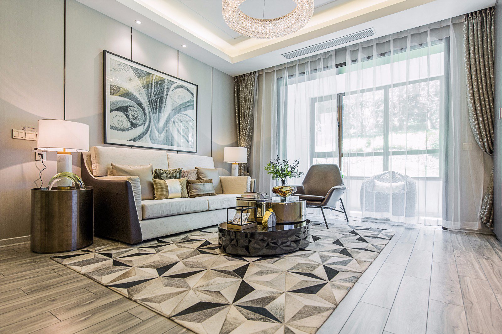 鲁能公园世家 128㎡样板间-15