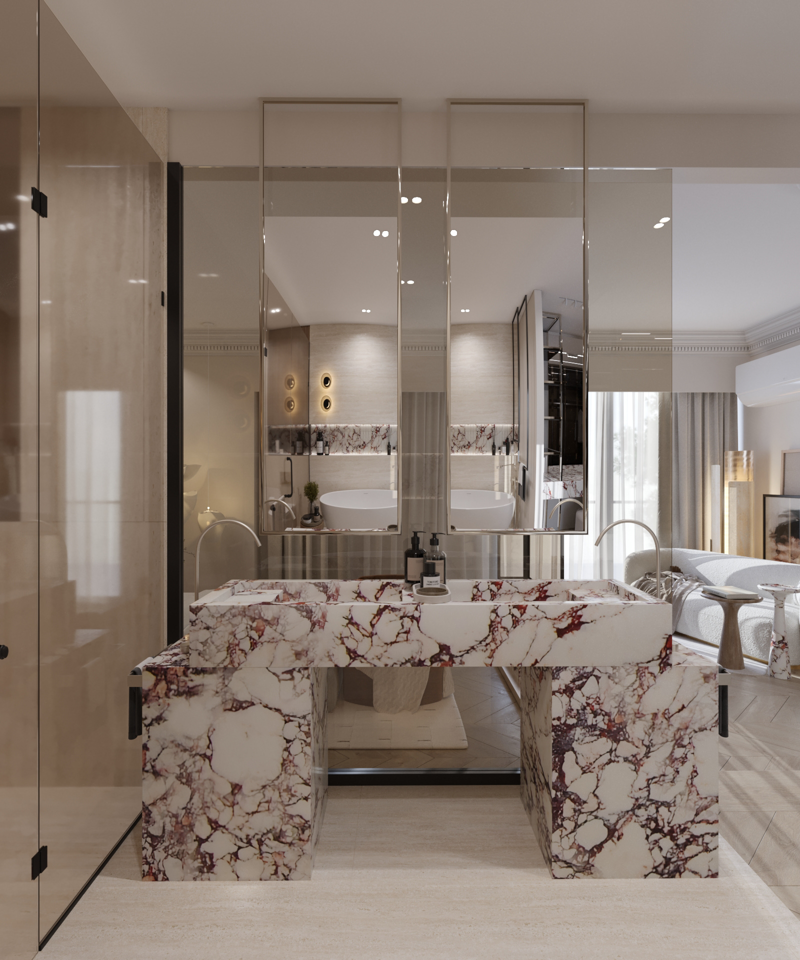 奢华·西高尔夫住宅丨埃及开罗丨MYS Architects-30