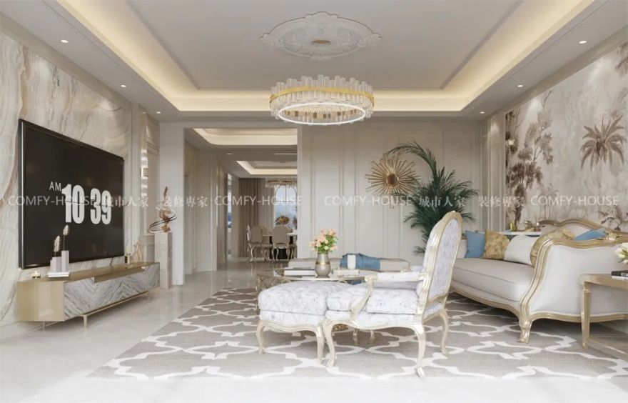 【济水上苑】270㎡丨解锁美式轻奢家装密码,打造你的格调之居-35