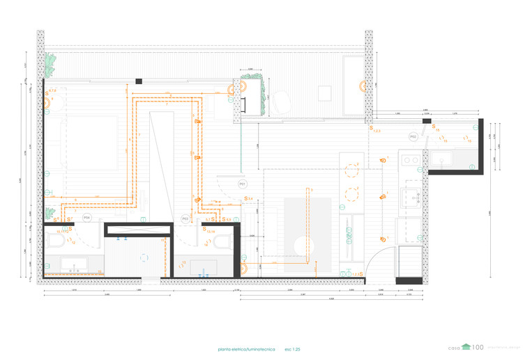 带隔断的公寓丨巴西圣保罗丨Casa100 Arquitetura-11