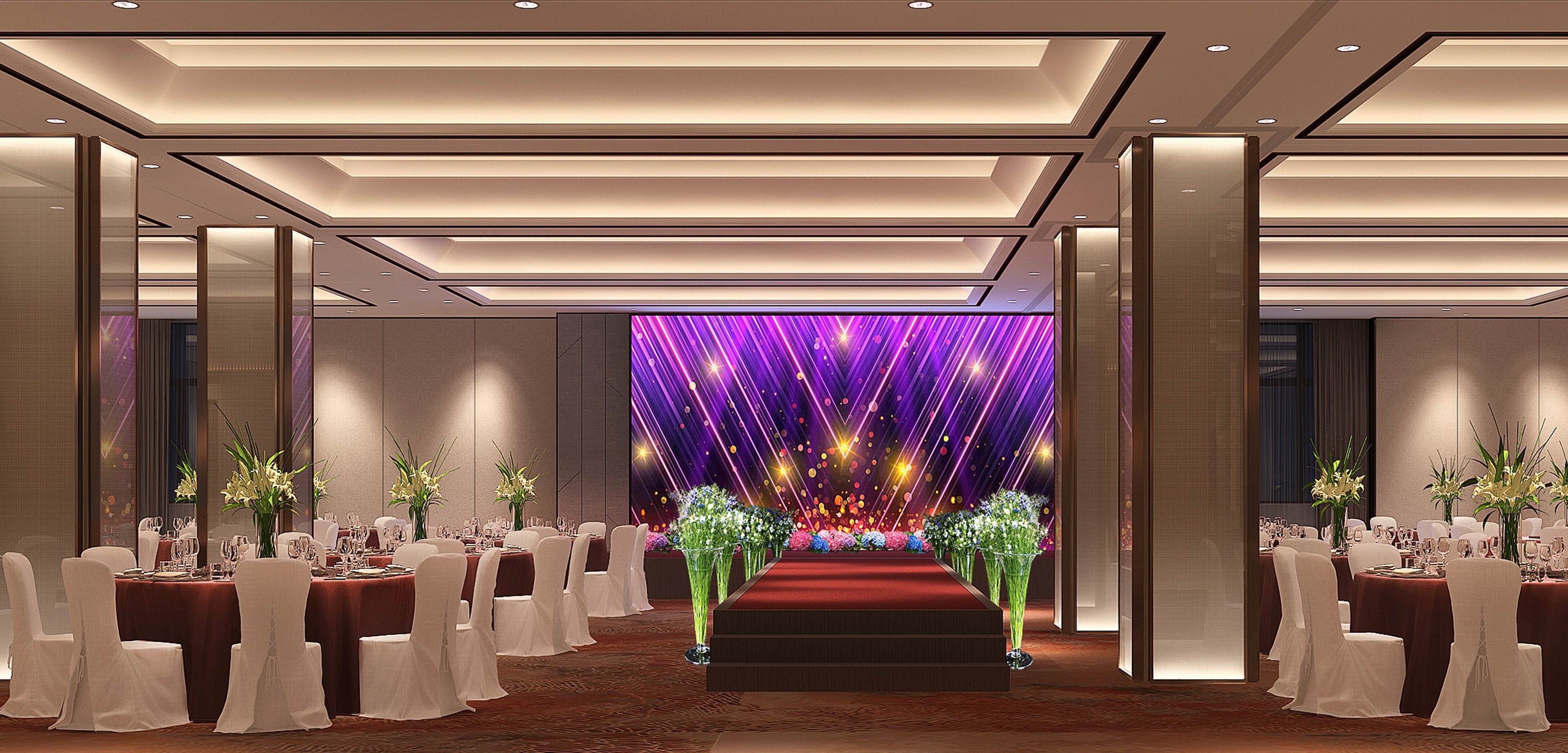 盐城东亿国际大酒店宴会厅现代简约风格空间设计丨中国盐城丨苏州中麦设计事务所-23
