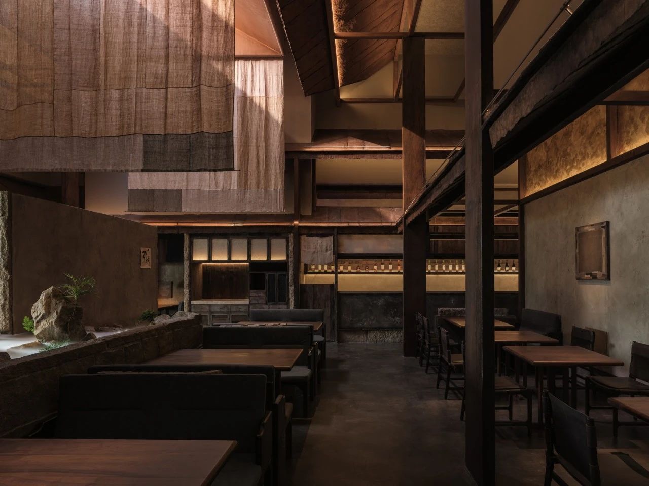 深圳湾万象城元古雲境餐厅,杭州灵隐寺元古觀山丨中国杭州丨无之设计-63