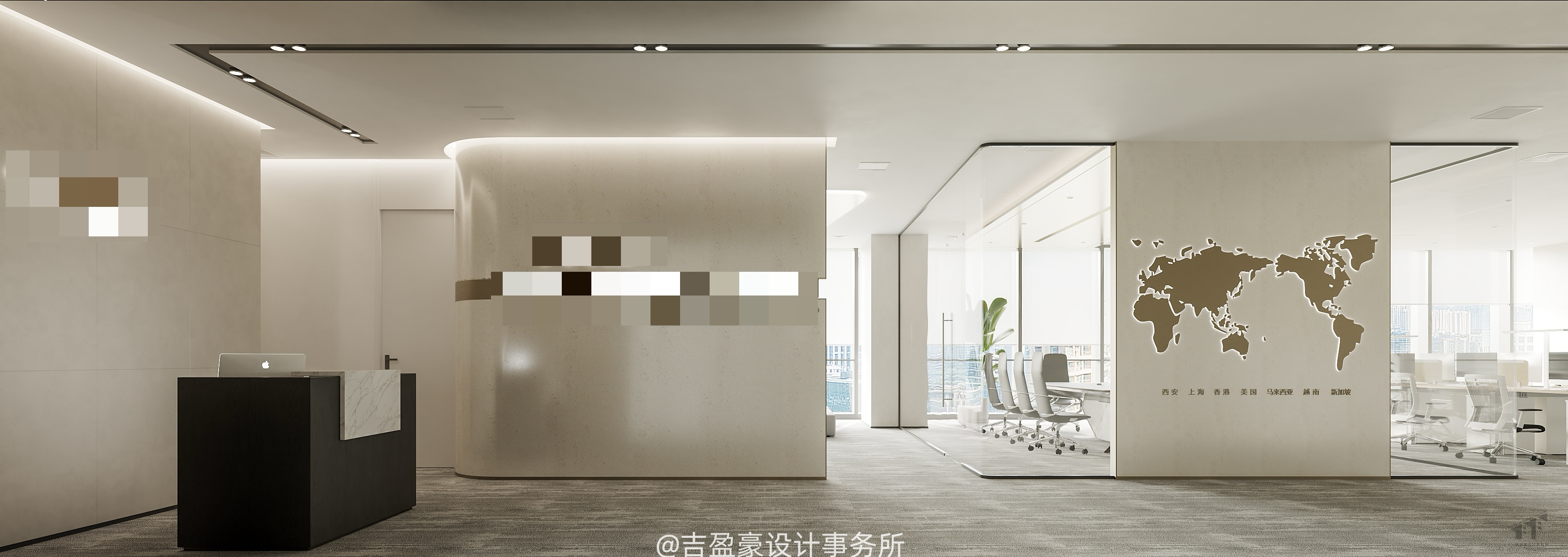 高效办公空间的美学重构与商业格局的彰显-2