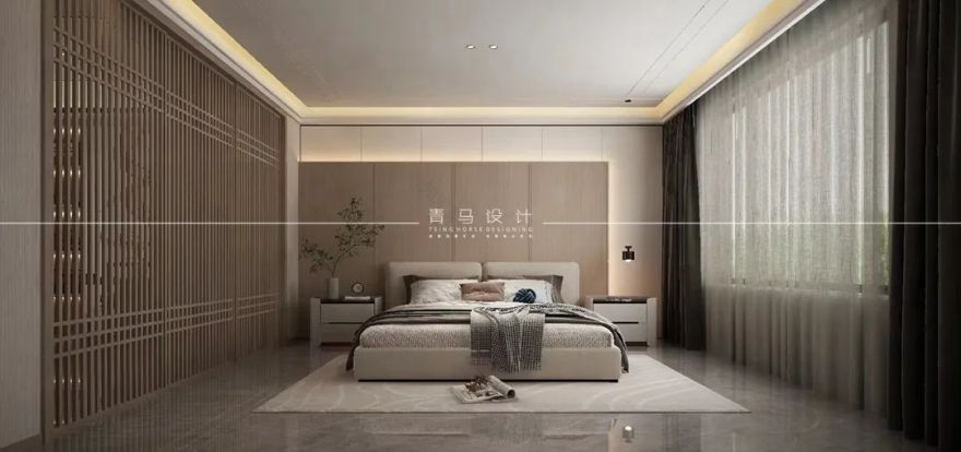 绿地城 360㎡新中式别墅丨青马别墅设计-34