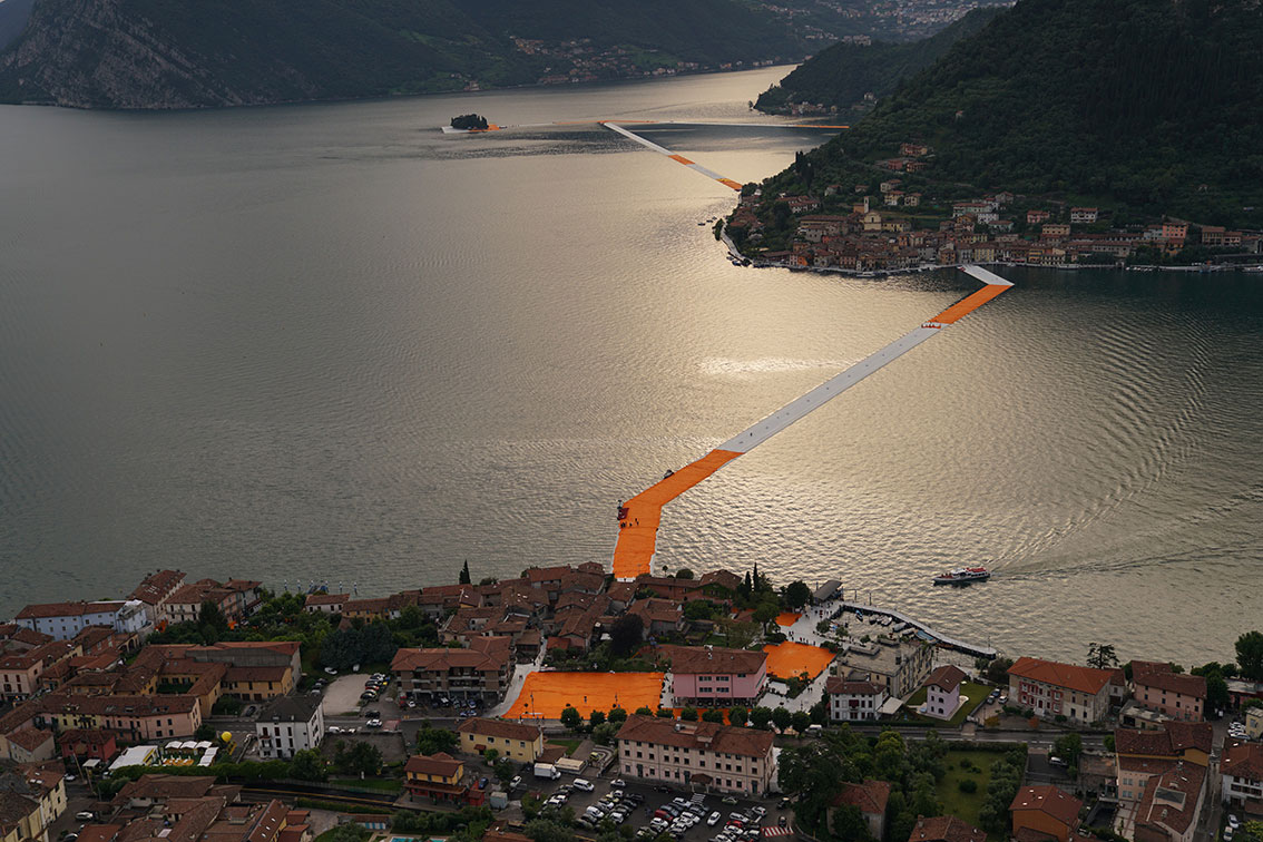 湖上悬浮走廊 | 意大利 Lake Iseo 的“漂浮平台”-46