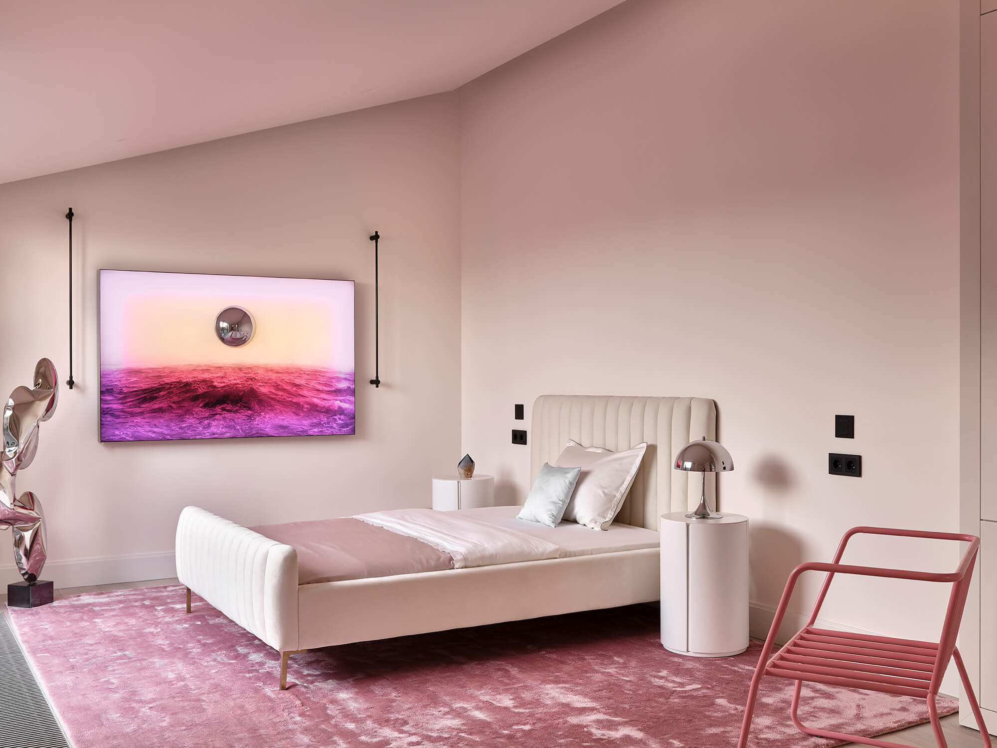 莫斯科色彩鲜艳的现代公寓丨俄罗斯莫斯科丨Well Done Interiors-86