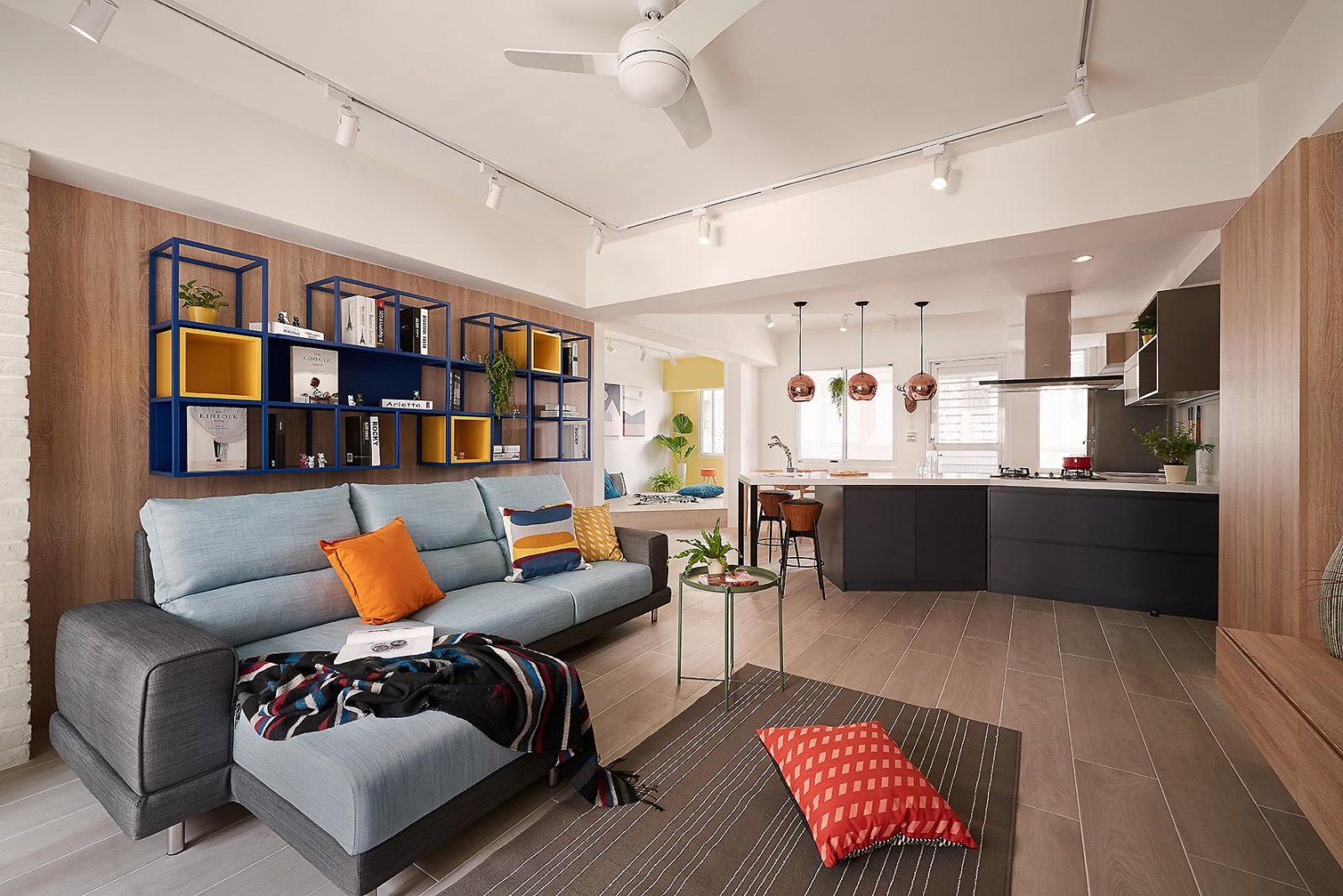 疗愈系的缤纷宅  巢空间室内设计-4