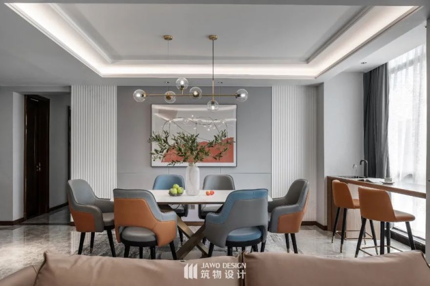 贵阳新世界 248㎡现代轻奢四口之家丨中国贵阳丨筑物设计-8