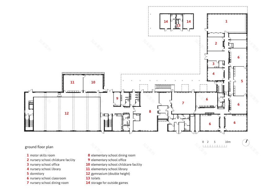 法国带有运动设施的学校综合体-36
