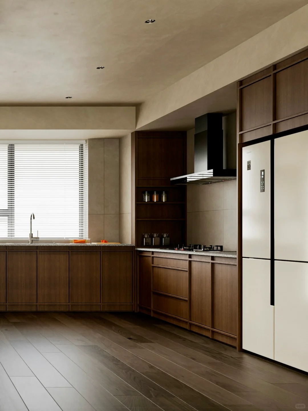 侘寂中古风客餐厅空间设计-16