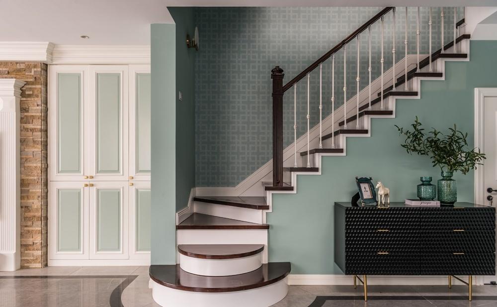 万科东丽湖独栋别墅玄关设计-10