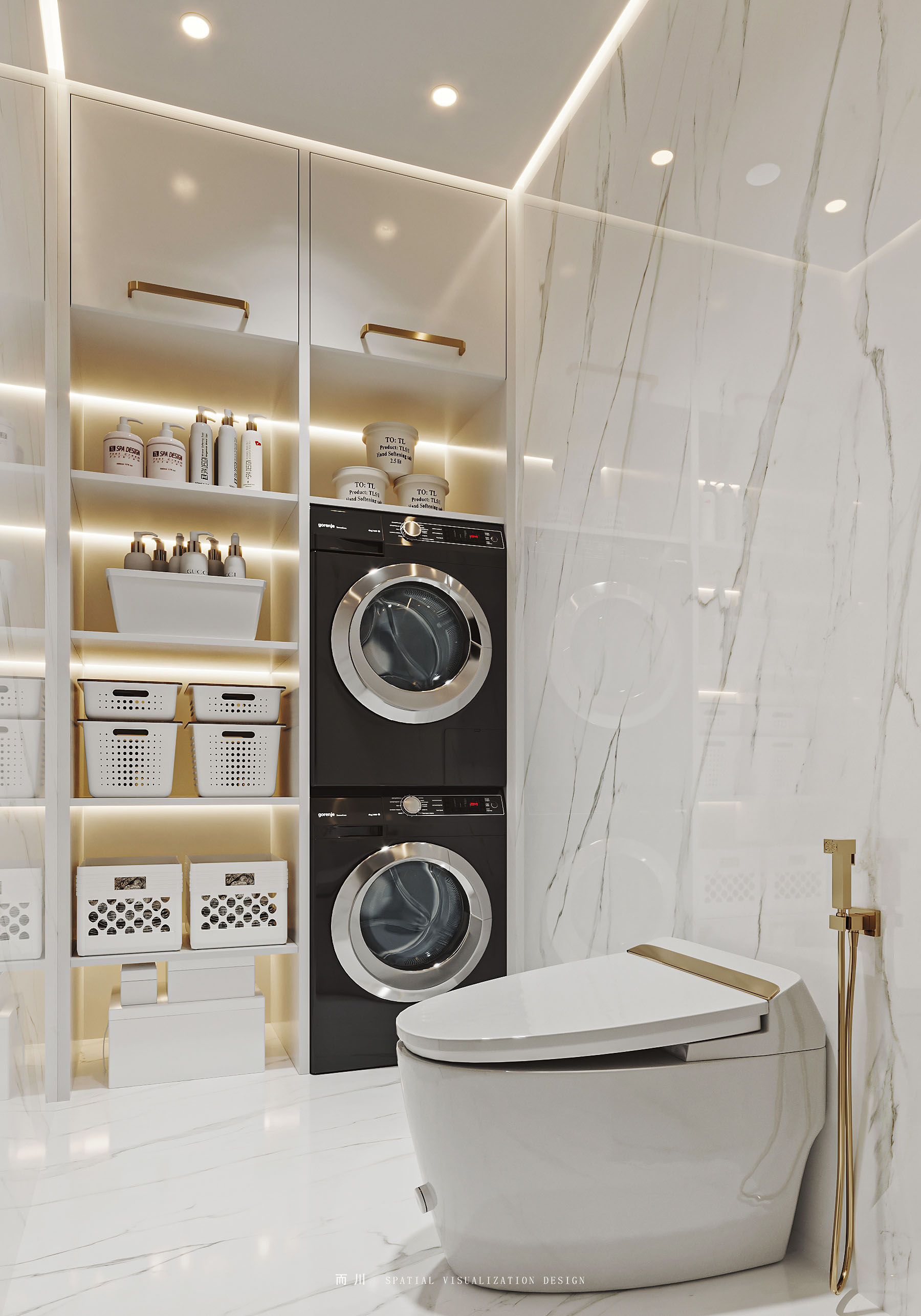 现代轻奢丨魔方空间设计-38