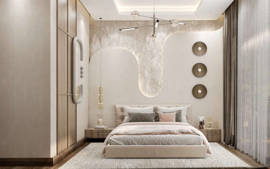 沙特阿拉伯的侘寂风公寓设计丨沙特阿拉伯丨Alaa Arafa-21