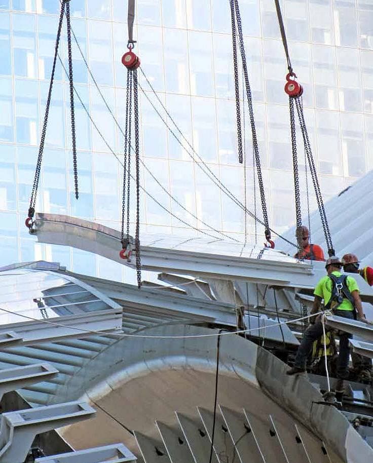 世界贸易中心交通枢纽Oculus展馆丨Santiago Calatrava-9