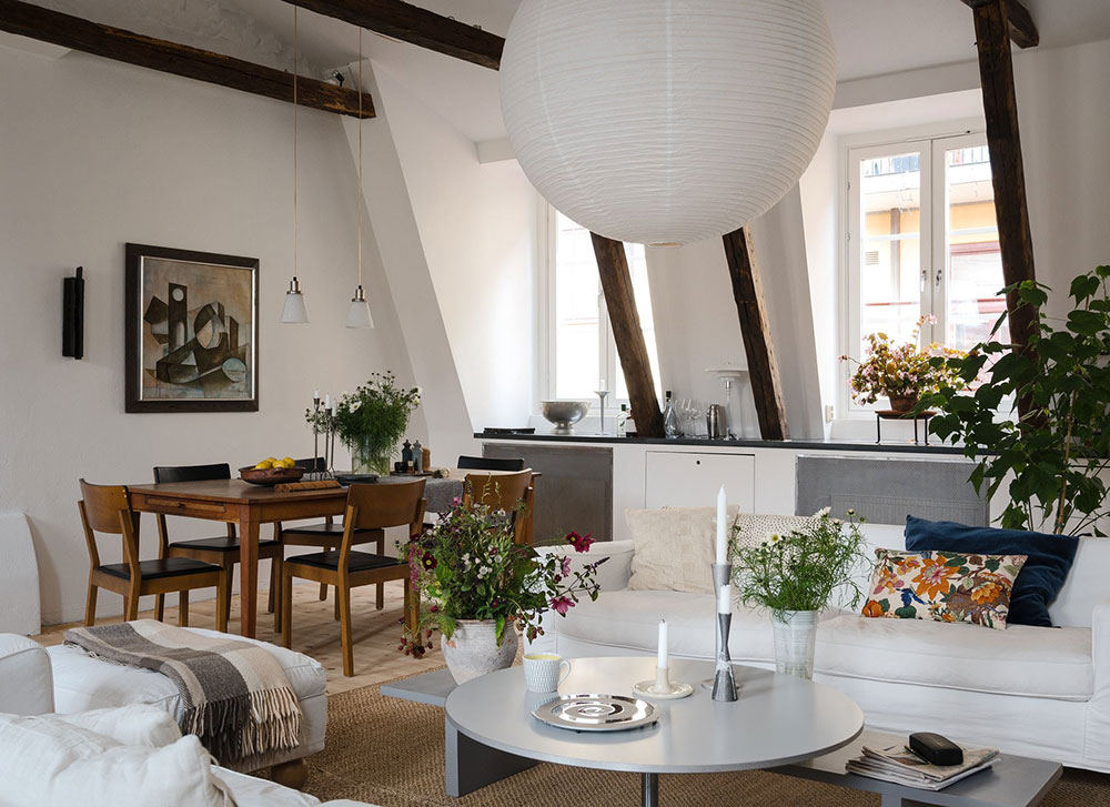 斯德哥尔摩乡村风格顶层公寓-7
