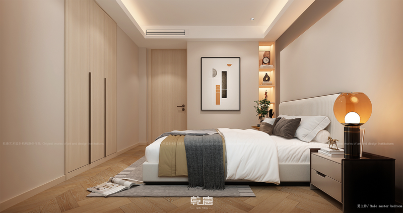 万润水岸豪庭日式奶油风私宅设计丨乾唐设计-23