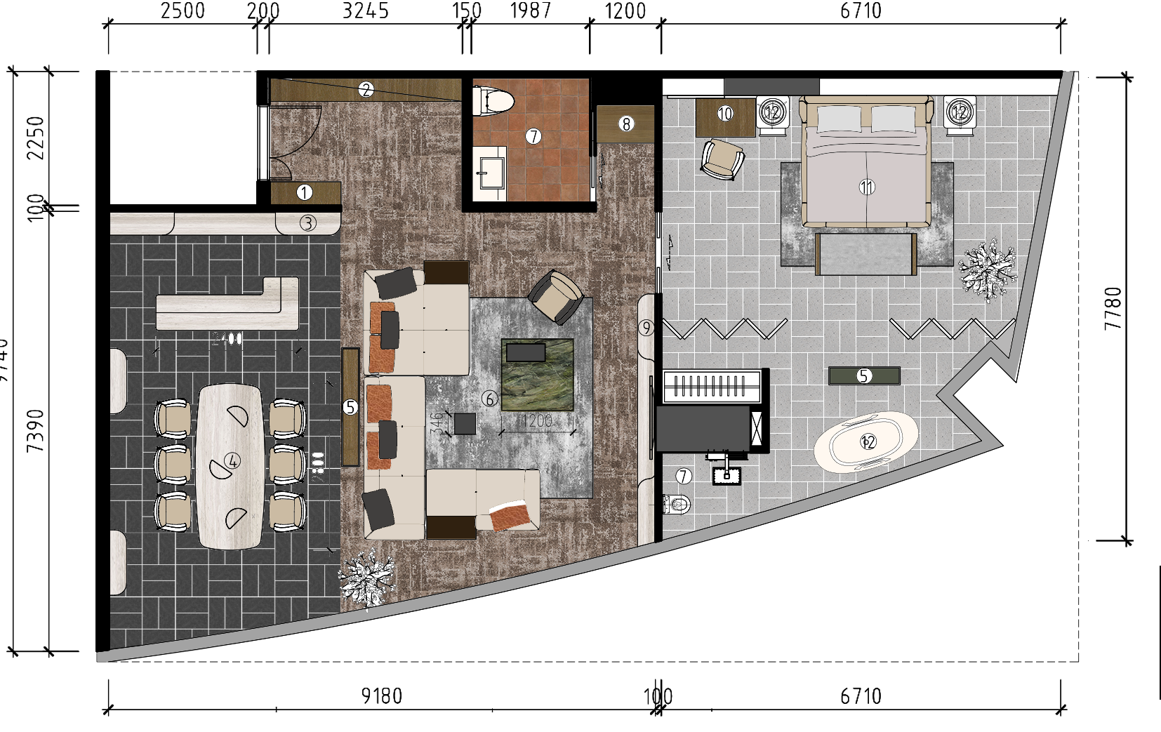 Emily 酒店套房及双人房设计丨越南-17