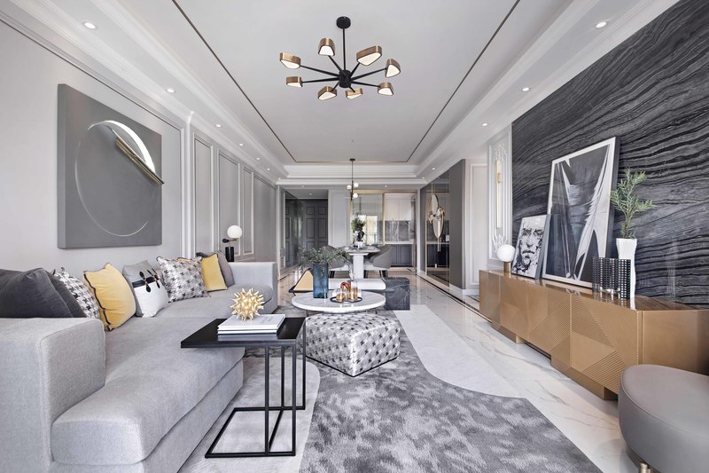 松茂御龙山水花园M-3户型 | 现代简约风中的古典韵味-2