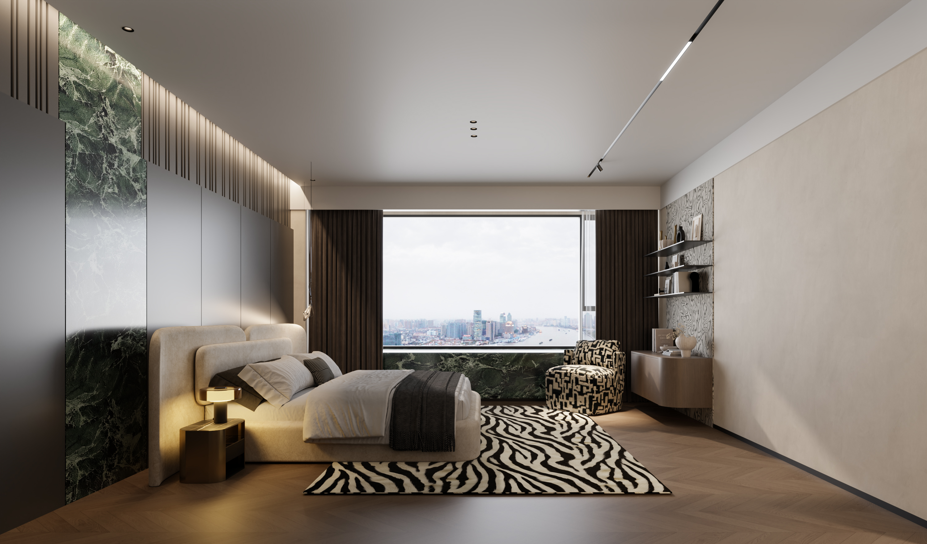 绘感视觉设计 · 写实豪奢卧室-5