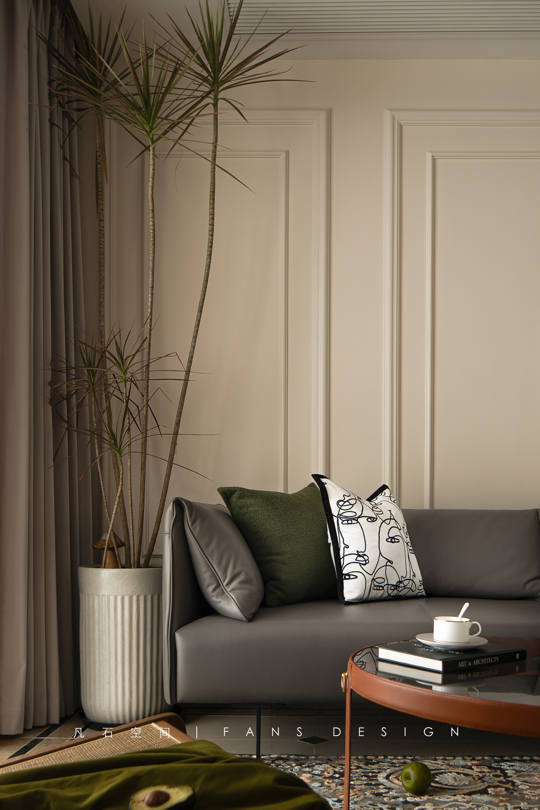 成都高新怀旧轻奢住宅设计丨中国成都丨成都凡石空间设计-38