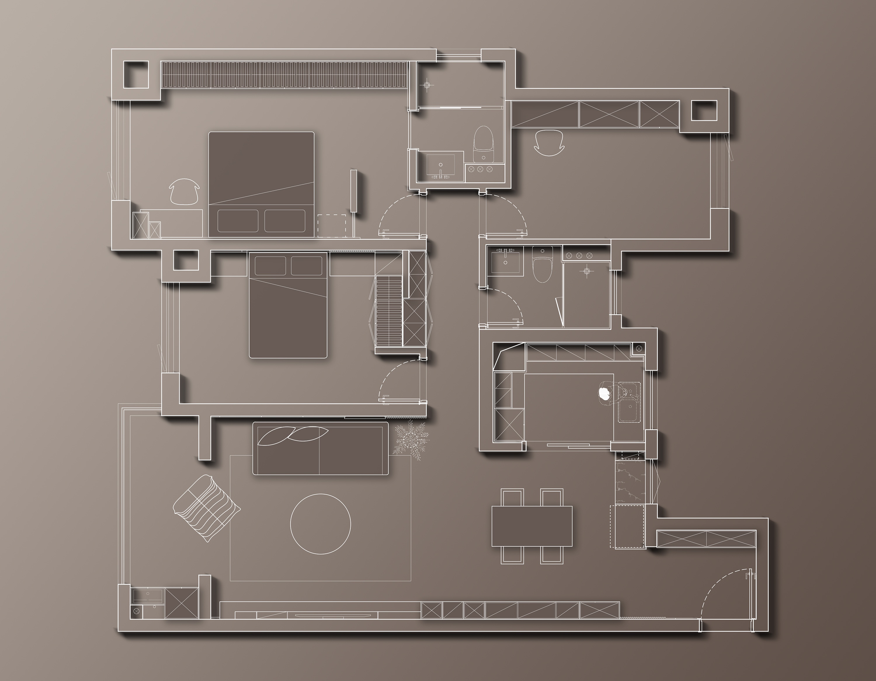 武汉仁恒公园世纪私宅设计丨中国武汉丨有宅设计-13