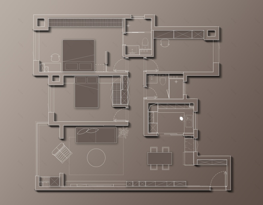 武汉仁恒公园世纪私宅设计丨中国武汉丨有宅设计-13
