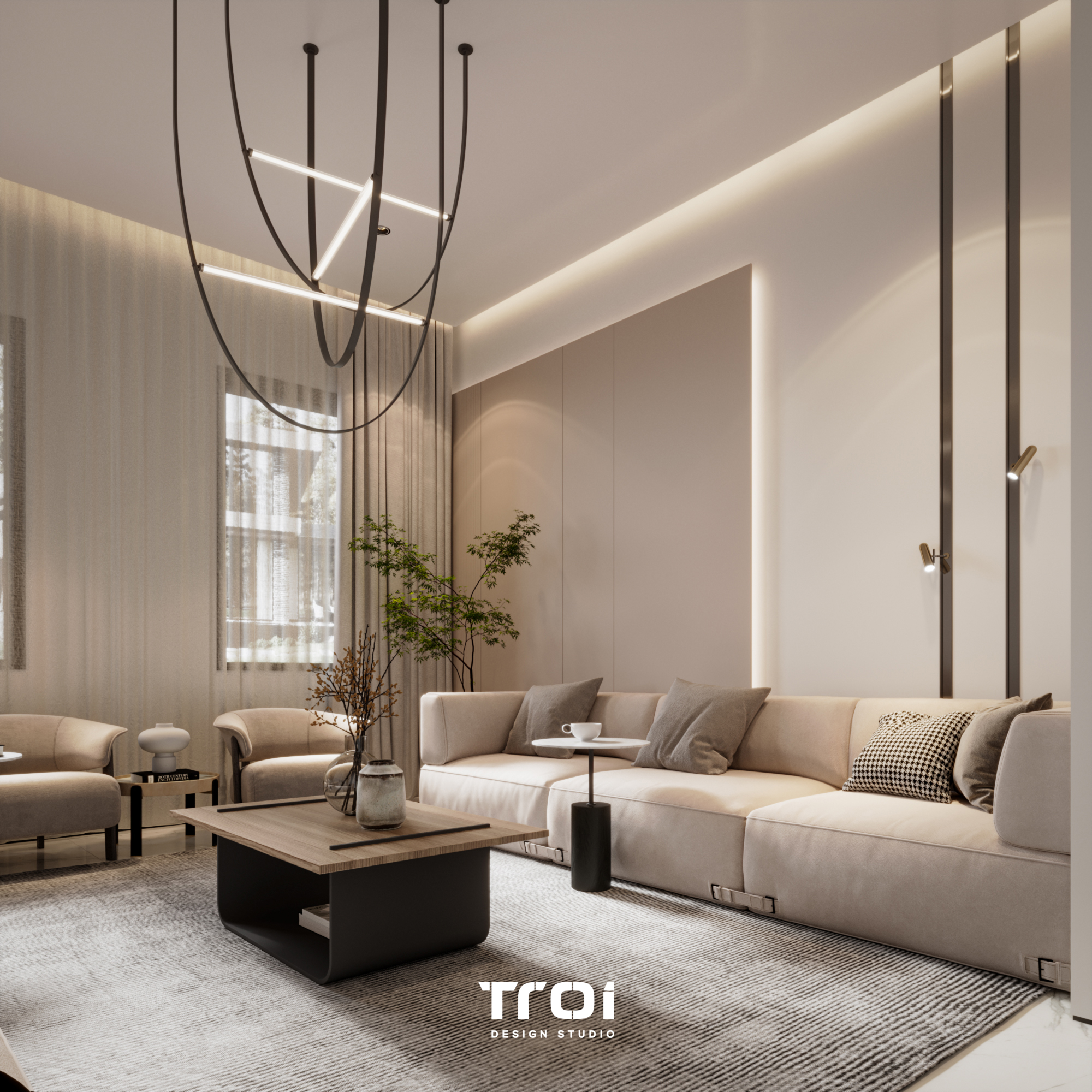 Sitting Majlis 设计丨Troi Design Studio-23