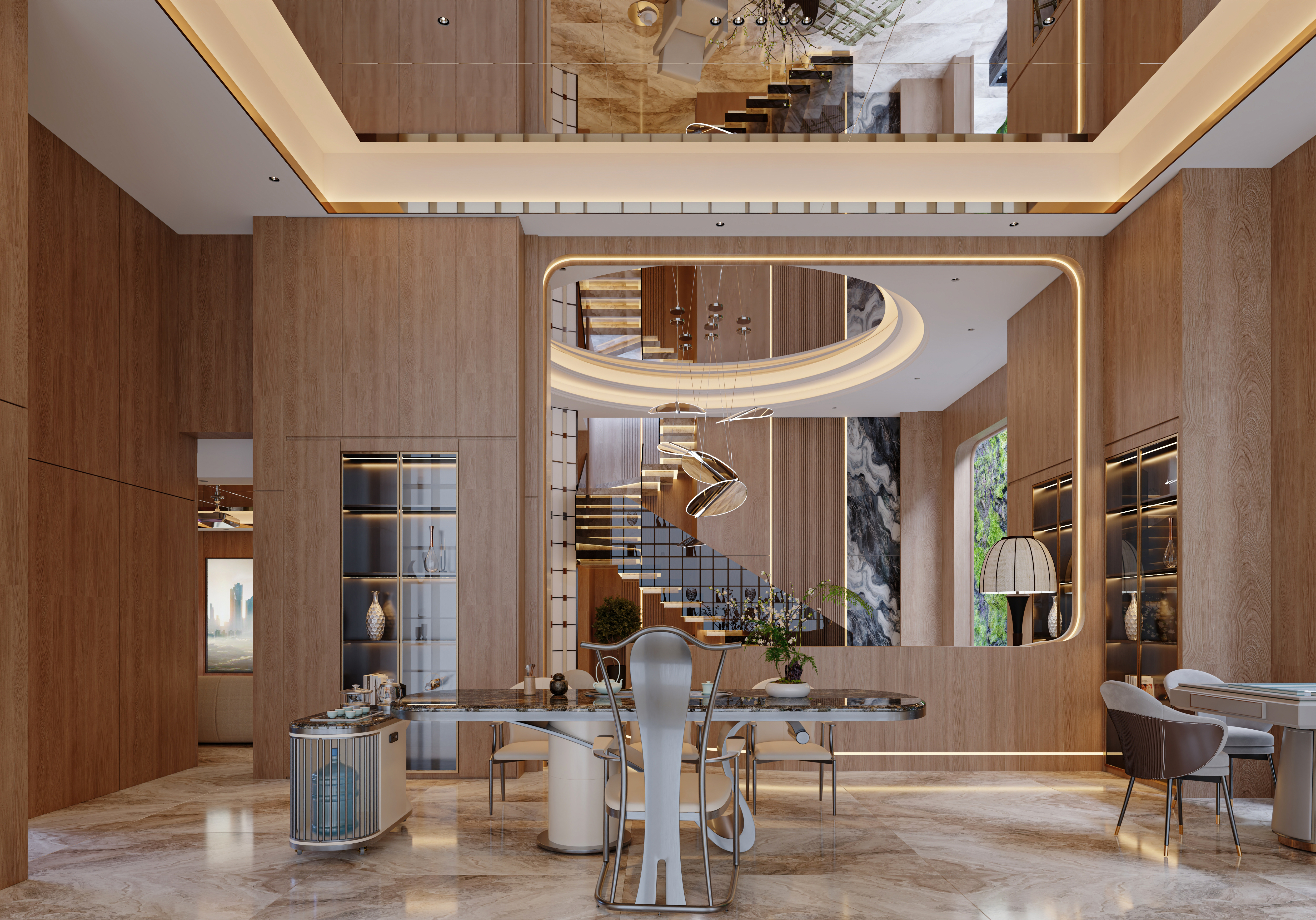 意式家居 挑空 室外-0