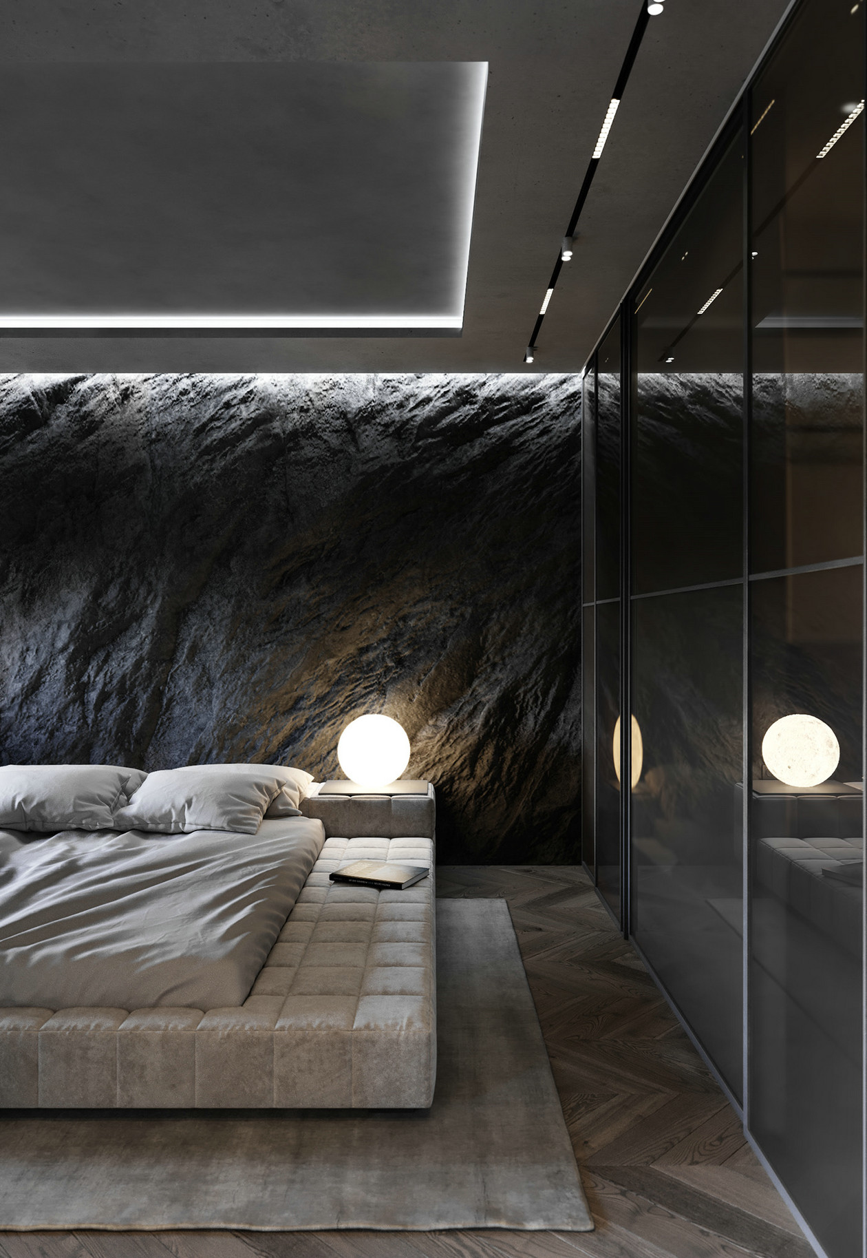 高级灰色系公寓设计-9