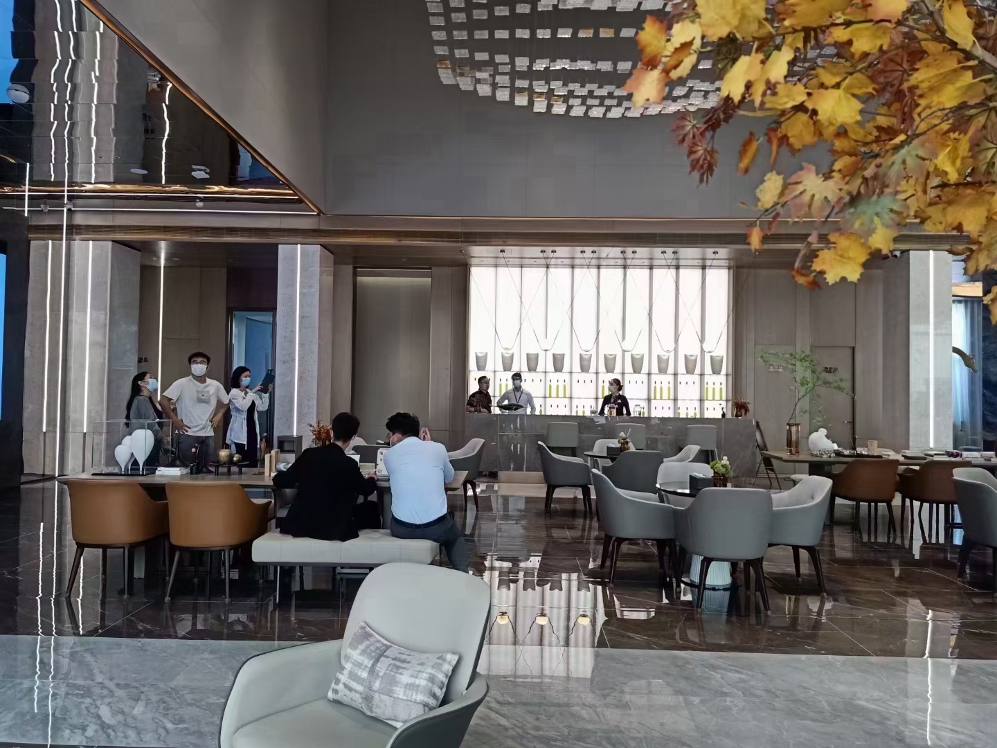 腾升装饰|嘉宇云峯售楼部精装修工程-5