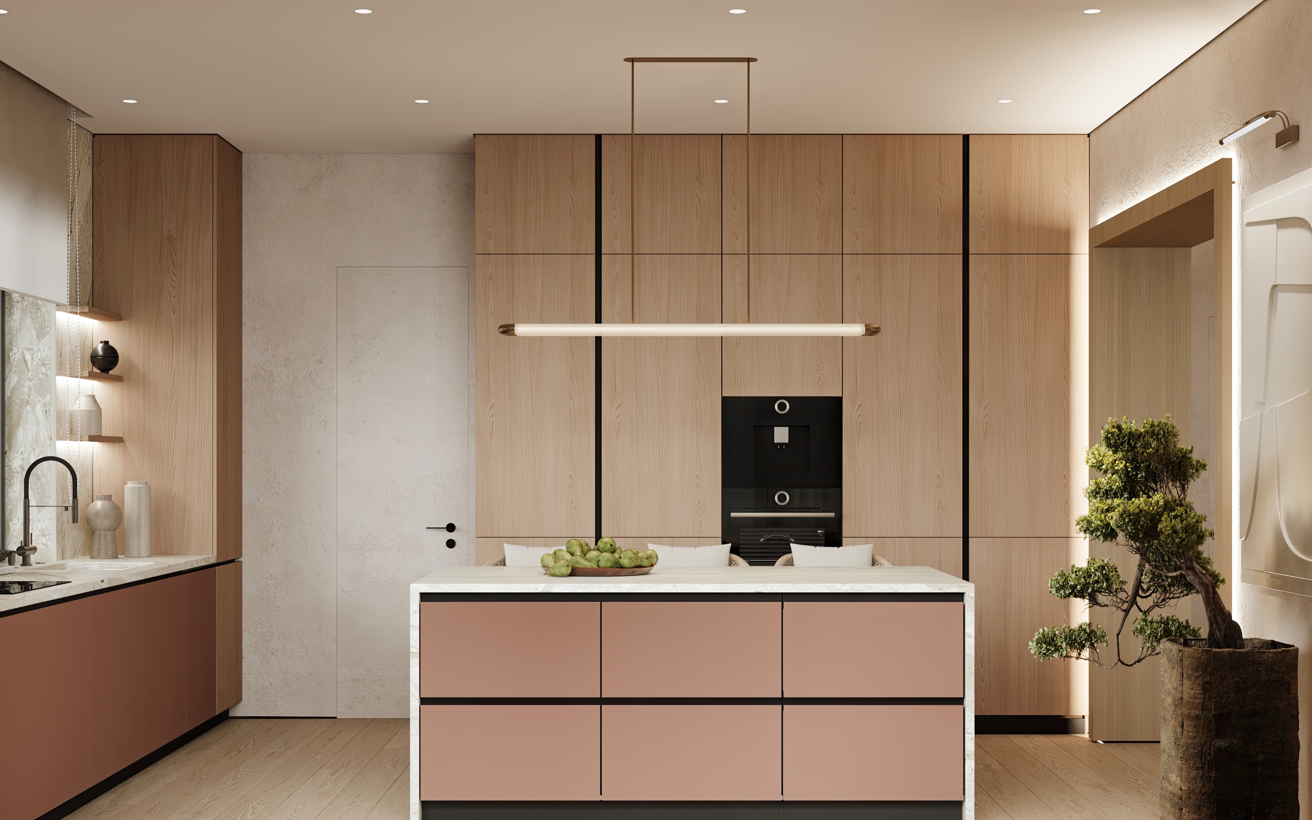 Джапанди+рустик в доме под Питером-7