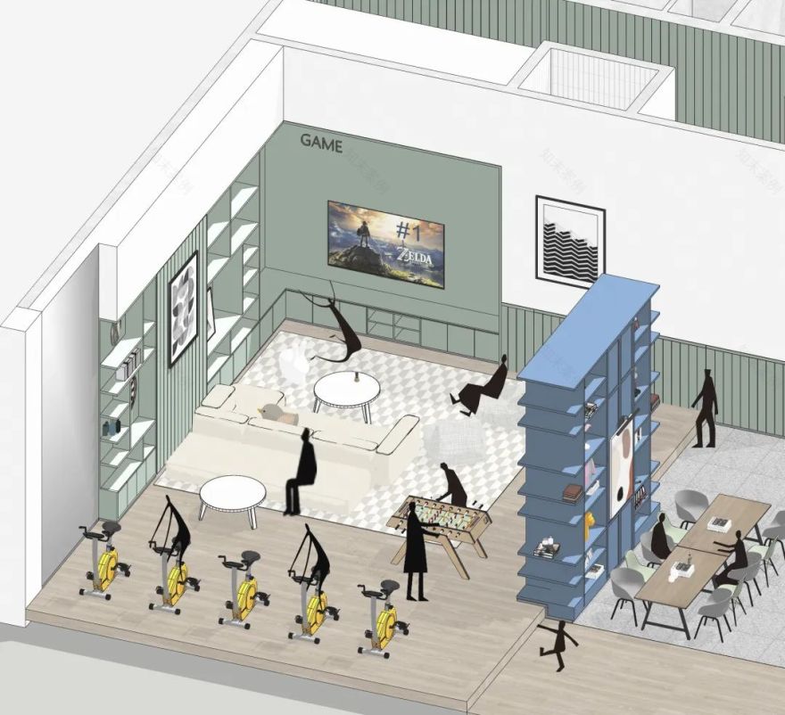 成都天府新区公寓共享大堂 | 超级平常的共享生活空间-59