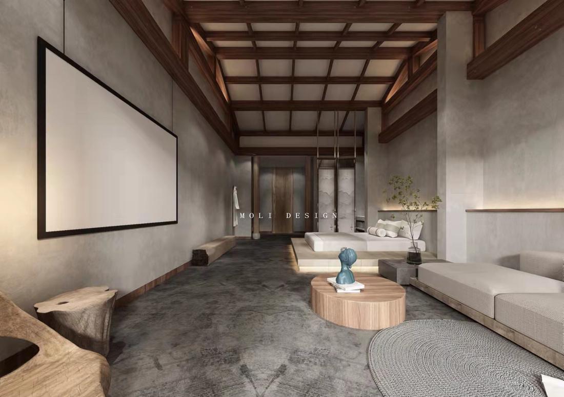 宝峰客栈茶室设计-0