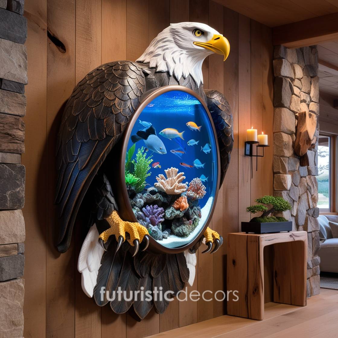 不可思议的白头海雕水族馆丨FuturisticDecors-30