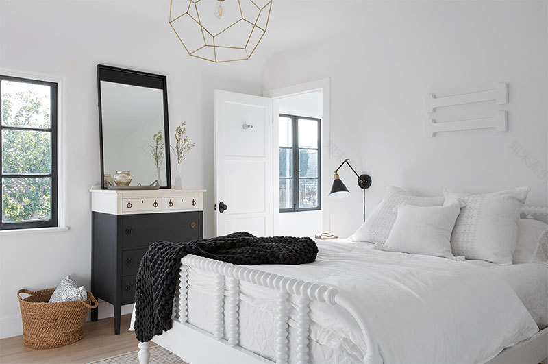 加州博客家 Colette Shelton 的黑白装饰家园-8